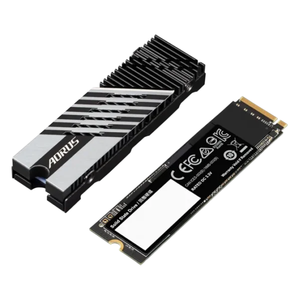 Gigabyte AORUS Gen4 7300 2TB PCIe 4.0 M.2 NVMe Internal SSD (AG4732TB)