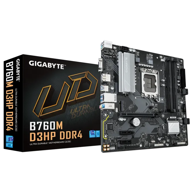 GIGABYTE B760M D3HP DDR4 Intel LGA1700 ATX Motherboard