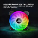 Ant Esports Superflow 120 Auto RGB V2 PC Case Fan – High Airflow Design - Image 3