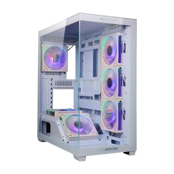 ZEBRONICS Xenocore Premium Gaming Case (White)