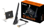 GIGABYTE GC-WBAX210 Wi-Fi 6E PCIe Expansion Card with Bluetooth 5.2 GIGABYTE GC-WBAX210 Wi-Fi 6E PCIe Expansion Card with Bluetooth 5.2
