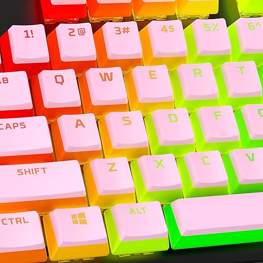 HyperX Pudding Style Mechanical Keyboard Keycaps – Pink