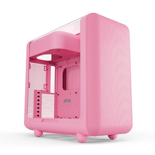 HYTE X50 Modern Performance Mid-Tower Gaming Case – Strawberry Milk