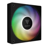 Gamdias Notus M1-1201 ARGB 120mm PWM Cabinet Cooling Fan (Black) - Image 2