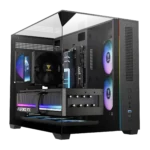 Gamdias ATLAS M3M Micro-ATX Gaming Mini Tower Case – Black
