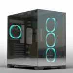 Ant Esports Crystal Mirror Black ATX Mid Tower Gaming Cabinet with ARGB Fans - Image 4