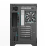 Ant Esports Crystal Mirror Black ATX Mid Tower Gaming Cabinet with ARGB Fans - Image 2