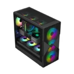 Ant Esports Titan FE ARGB ATX Mid Tower Gaming Case with RGB Fans