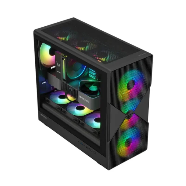 Ant Esports Titan FE ARGB ATX Mid Tower Gaming Case with RGB Fans