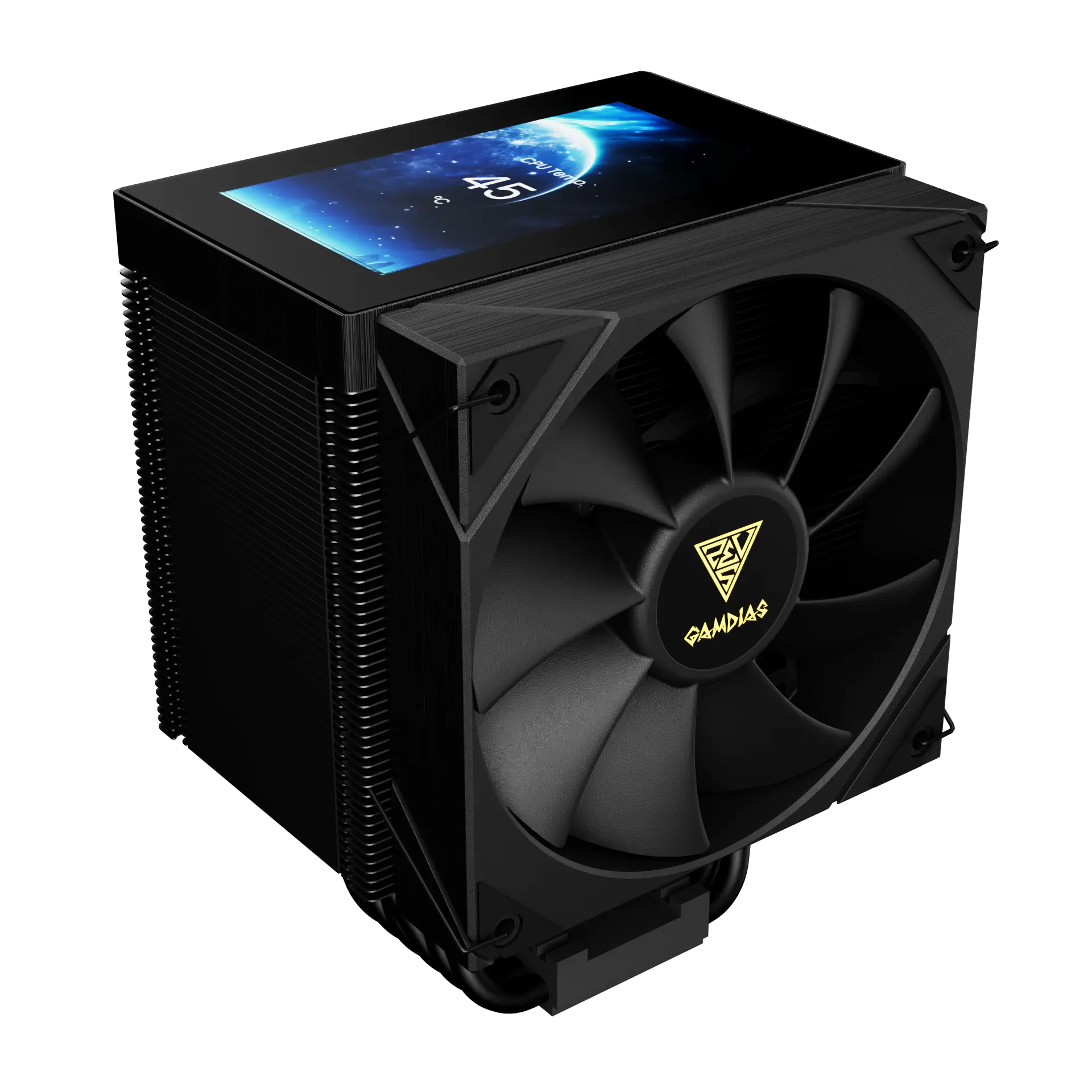 BOREAS_M2-61L_Slogan Gamdias Boreas M2-61L LCD Display 120mm CPU Air Cooler (Black)