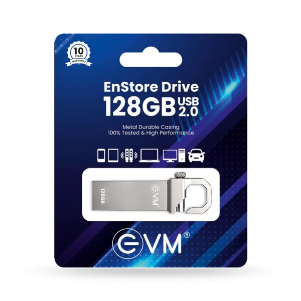 EVM 128GB EnStore USB 2.0 Pen Drive