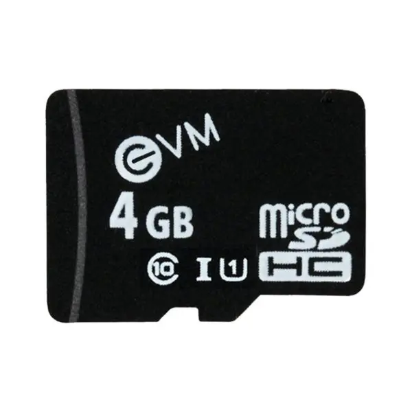 EVM 4GB Micro SD Card Class 10 High-Speed Memory Card