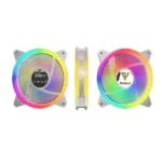 Gamdias Aeolus M2-1204R 120mm ARGB Cabinet Fan (4-in-1 Pack) – White - Image 4