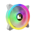 Gamdias Aeolus M2-1204R 120mm ARGB Cabinet Fan (4-in-1 Pack) – White