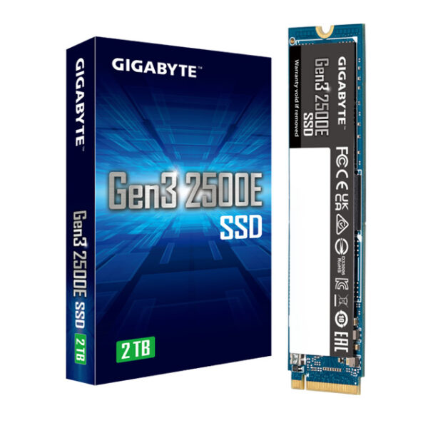 Gigabyte 2500E 2TB PCIe 3.0 M.2 NVMe Internal SSD (M.2 2280)