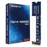 Gigabyte Gen4 4000E 500GB PCIe 4.0 M.2 NVMe Internal SSD (G440E500G)