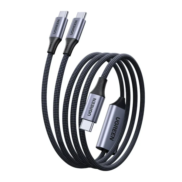 UGREEN L533 2-in-1 Universal PD Fast Charging Cable 140W Max 2m 75733