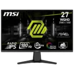 MSI MAG 275QF 27-Inch QHD (1440p) HDR Gaming Monitor – 180Hz Rapid IPS Display