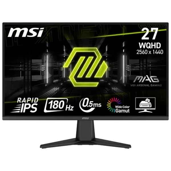 MSI MAG 275QF 27-Inch QHD (1440p) HDR Gaming Monitor – 180Hz Rapid IPS Display