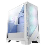 MSI MAG Forge 320R ARGB Mid Tower PC Case – High Airflow (White)