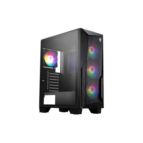 MSI MAG Forge 130A ARGB High Airflow Mid Tower PC Cabinet (Black)