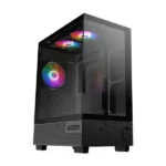 MSI MAG PANO M110A ARGB Micro-ATX Gaming Cabinet – Black - Image 2
