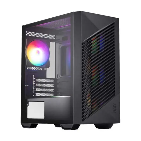 MSI PRO FORGE M050A Compact RGB Mini Tower Computer Case