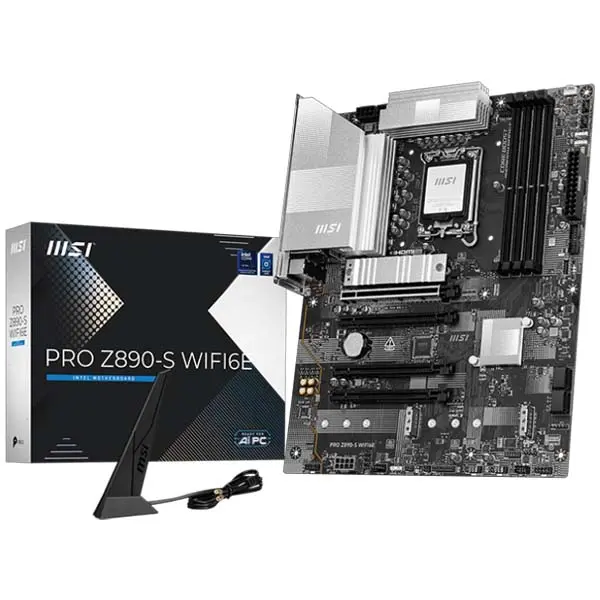 MSI PRO Z890-S WIFI6E DDR5 ATX Motherboard for Intel Core Ultra Processors
