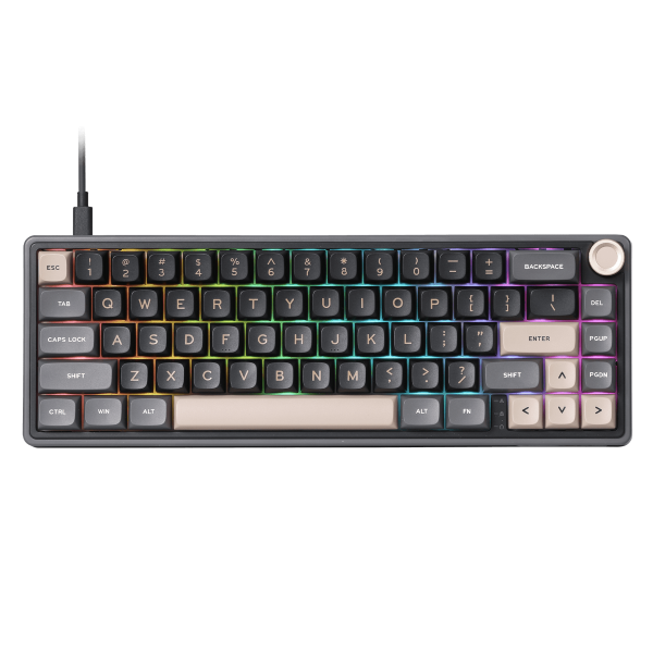 RK Royal Kludge R65 Phantom 65% Wired RGB Mechanical Gaming Keyboard with Brown Switch