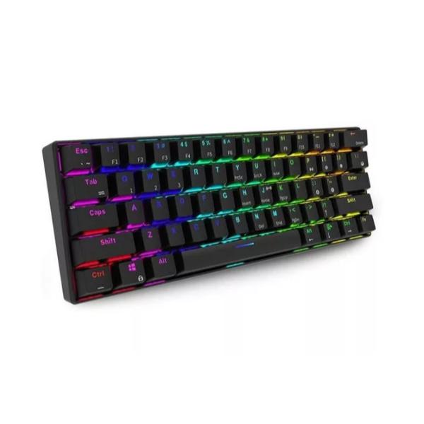 RK ROYAL KLUDGE RK61 60% Wired Mechanical Gaming Keyboard - Brown Switch