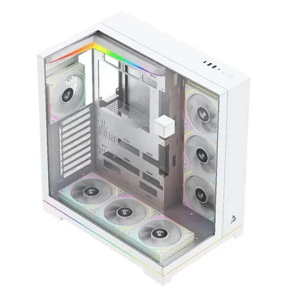 TAG Gamerz Supernova ARGB (White) – The Ultimate White Gaming Case