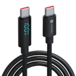 Portronics Konnect View 100W USB-C Cable – 100W PD Charging & Data Sync