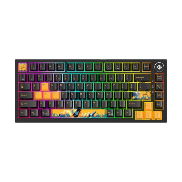 Cosmic Byte Phantom TKL Tri-Mode Gasket Mechanical Gaming Keyboard Hot-Swappable Switches Wireless Bluetooth / 2.4GHz / USB-C