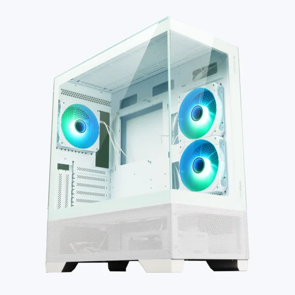 ZEBRONICS Atlas Gaming Cabinet (White)