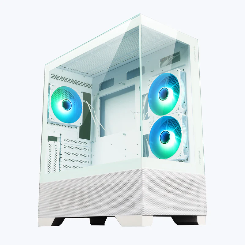 ZEBRONICS Atlas Gaming Cabinet (White)