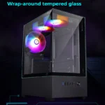 ZEBRONICS ROBUST Premium Gaming PC Case with Strong Build – Black - Image 4