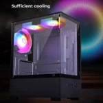 ZEBRONICS ROBUST Premium Gaming PC Case with Strong Build – Black - Image 2
