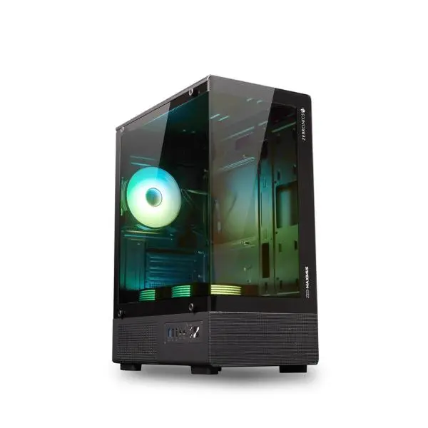 Zebronics Maximus Gaming Cabinet – Mid Tower PC Case Black