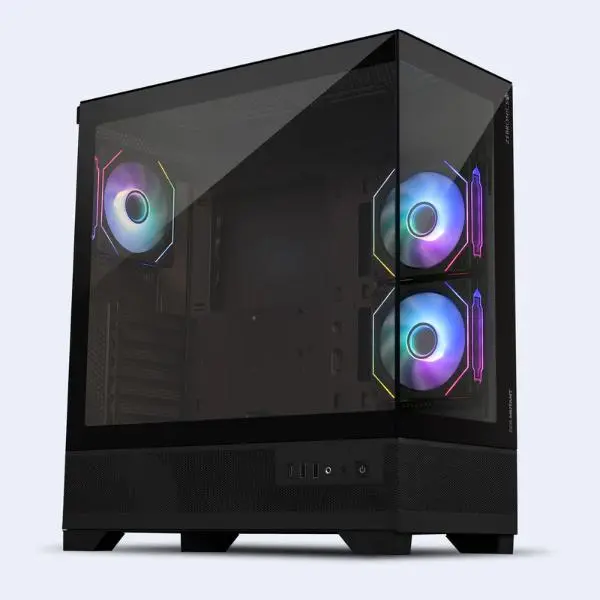 ZEBRONICS Mutant ARGB mATX Mid Tower Gaming Cabinet (Black) | RGB PC Case