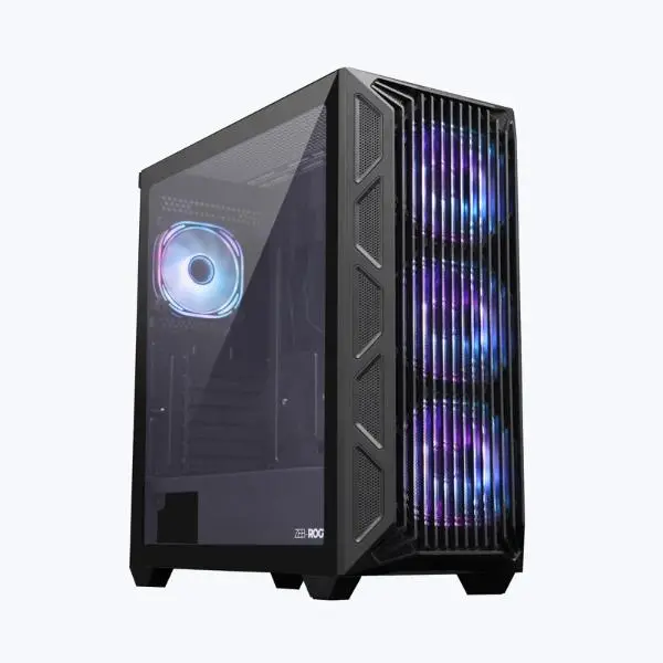ZEBRONICS Rogue Stylish Gaming Cabinet – Black Edition