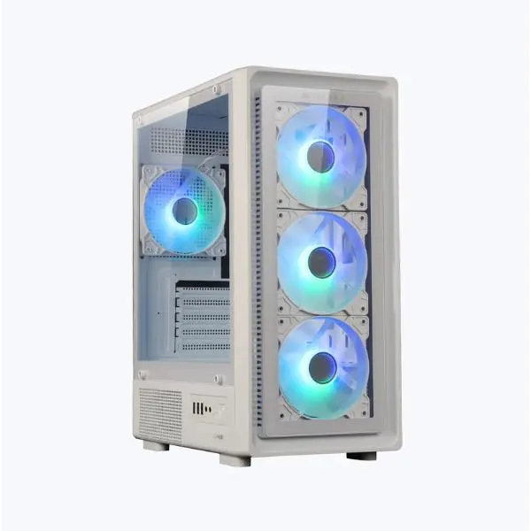 ZEBRONICS Zeb-Nexo Compact Mini Tower Cabinet (White)