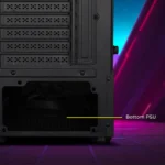 Zebronics Zeb-Apex Gaming PC Case with Modern Design – Black - Image 5