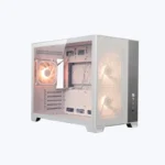 Zebronics Zeb-Mercury 20 White Gaming Cabinet Mid Tower Cube Case