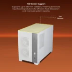 Zebronics Zeb-Mercury 20 White Gaming Cabinet Mid Tower Cube Case - Image 2