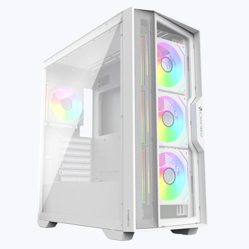 Zebronics Nebula W Mid Tower Cabinet – Power Your Dream Setup