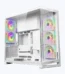 ZEBRONICS Shadow Core Premium Gaming Case (White)