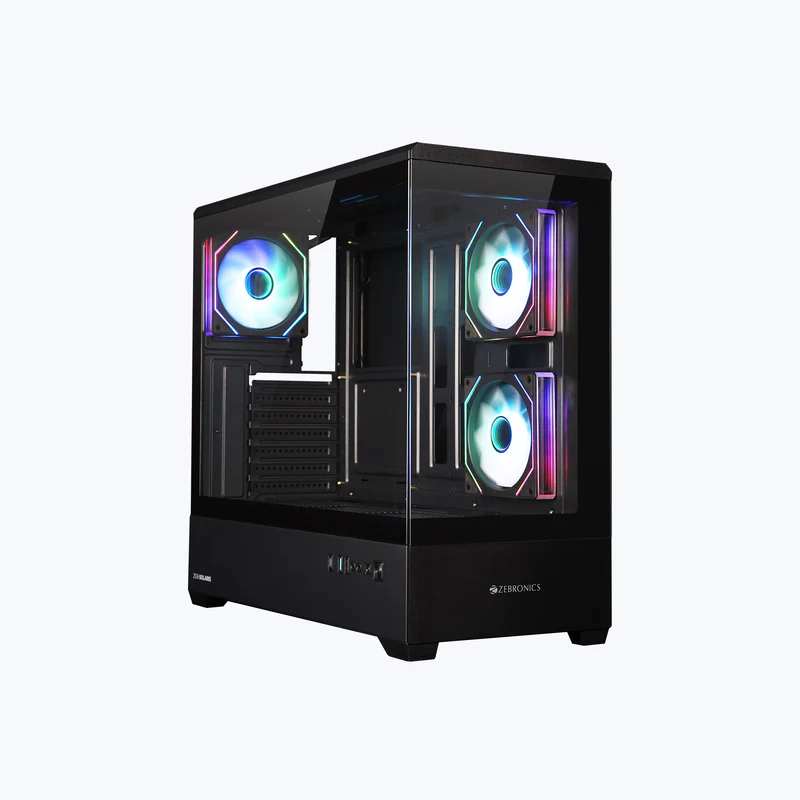 ZEBRONICS Solaris Gaming Cabinet (Black)