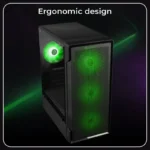 Zebronics Stealth ARGB Gaming Cabinet – Compact Mini Tower Black - Image 5
