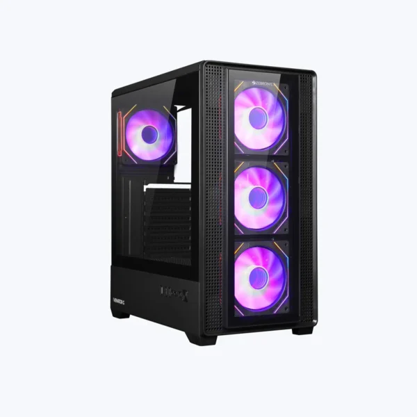 ZEBRONICS Zeb-Venator G Stylish Gaming Cabinet – Black