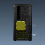 ZEBRONICS Zeb-Venator Stylish Gaming Cabinet – Black - Image 4